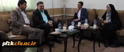جلسه سرپرست پردیس حضرت فاطمه الزهرا(س) اهواز با معاونت مناطق نفت خیز جنوب
