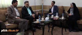 جلسه سرپرست پردیس حضرت فاطمه الزهرا(س) اهواز با ریاست محترم مجتمع آموزش فنون صنعت نفت و معاونت محترم خدمات عملیات غیرصنعتی صنعت نفت