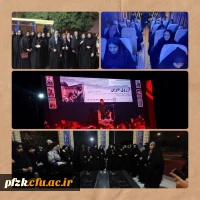 حضور دانشجو معلمان پردیس فاطمه الزهرا(س)در تجمع مردمی و دانشجویی حمایت از مردم مظلوم غزه  