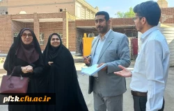 بازدید ادواری اداره نظارت، ارزیابی و تضمین کیفیت از پردیس حضرت فاطمه الزهرا(س) اهواز