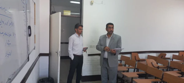 بازدید ادواری اداره نظارت، ارزیابی و تضمین کیفیت از پردیس حضرت فاطمه الزهرا(س) اهواز