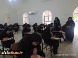 برگزاری آزمون پایانی پودمان اول مهارت آموزان سری هشتم در پردیس حضرت فاطمه الزهرا(س) اهواز