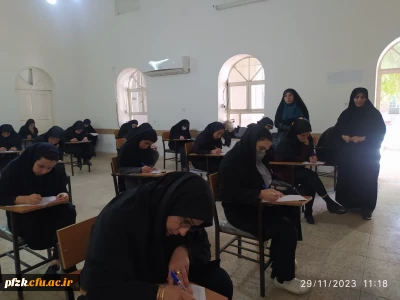 برگزاری آزمون پایانی پودمان اول مهارت آموزان سری هشتم در پردیس حضرت فاطمه الزهرا(س) اهواز