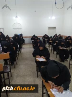 برگزاری آزمون پایانی پودمان اول مهارت آموزان سری هشتم در پردیس حضرت فاطمه الزهرا(س) اهواز