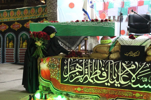 مراسم فاطمیه و استقبال پرشور از شهید گمنام در دانشگاه فرهنگیان_ پردیس حضرت فاطمه الزهرا(س) اهواز