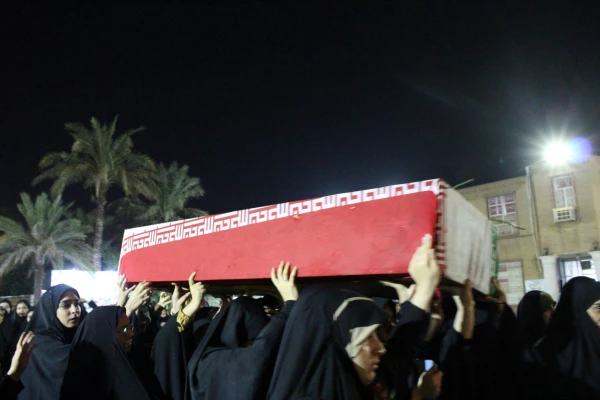 مراسم فاطمیه و استقبال پرشور از شهید گمنام در دانشگاه فرهنگیان_ پردیس حضرت فاطمه الزهرا(س) اهواز