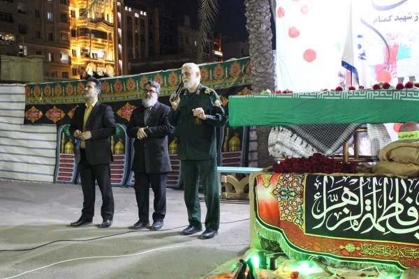 مراسم فاطمیه و استقبال پرشور از شهید گمنام در دانشگاه فرهنگیان_ پردیس حضرت فاطمه الزهرا(س) اهواز