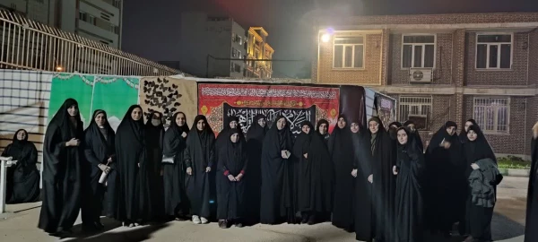 مراسم فاطمیه به میزبانی خادمان حرم امام رضا(ع) و چایخانه رضوی