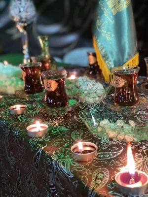 مراسم فاطمیه به میزبانی خادمان حرم امام رضا(ع) و چایخانه رضوی