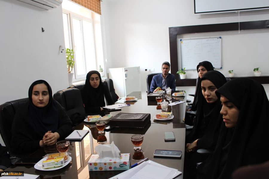 برگزاری جلسه اعضای شورای صنفی در پردیس حضرت فاطمه الزهرا(س) اهواز