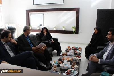 بازدید کارگروه هیأت نظارت، ارزیابی و تضمین کیفیت آموزش عالی از پردیس حضرت فاطمه الزهرا(س) اهواز
