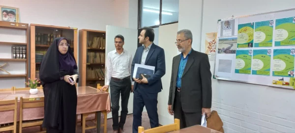 بازدید کارگروه هیأت نظارت، ارزیابی و تضمین کیفیت آموزش عالی از پردیس حضرت فاطمه الزهرا(س) اهواز