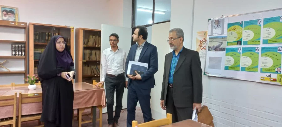 بازدید کارگروه هیأت نظارت، ارزیابی و تضمین کیفیت آموزش عالی از پردیس حضرت فاطمه الزهرا(س) اهواز