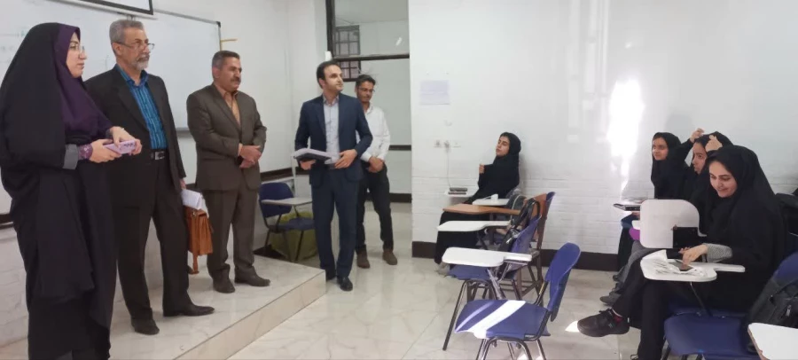 بازدید کارگروه هیأت نظارت، ارزیابی و تضمین کیفیت آموزش عالی از پردیس حضرت فاطمه الزهرا(س) اهواز