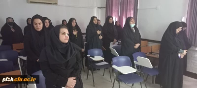 برگزاری مراسم به مناسبت نهم دی روز بصیرت و میثاق امت با ولایت در پردیس حضرت فاطمه الزهرا(س) اهواز