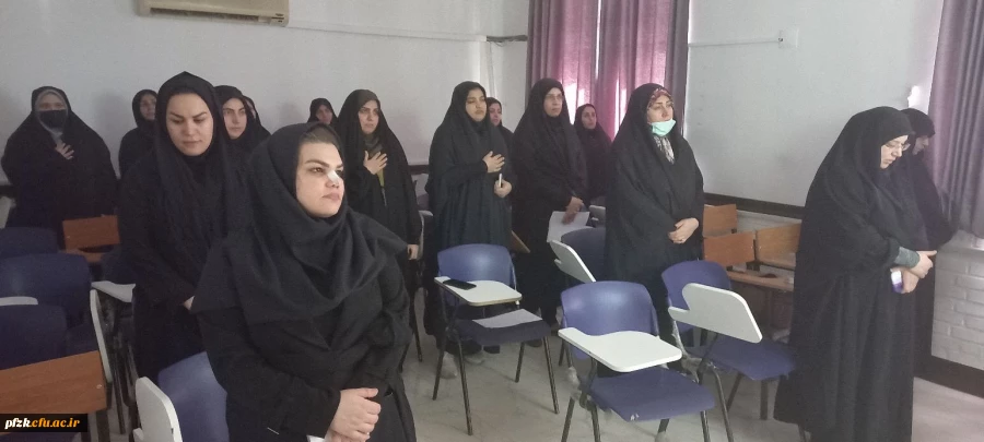 برگزاری مراسم به مناسبت نهم دی روز بصیرت و میثاق امت با ولایت در پردیس حضرت فاطمه الزهرا(س) اهواز