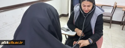 طرح پویش ملی سلامت  در پردیس حضرت فاطمه الزهرا(س) اهواز