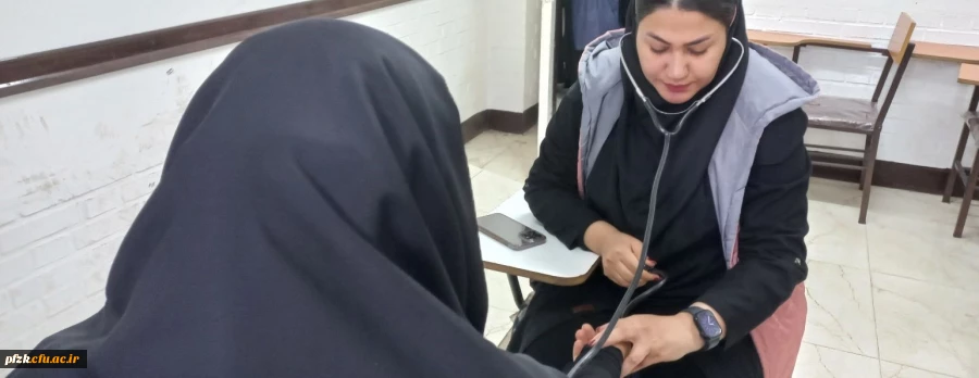 طرح پویش ملی سلامت  در پردیس حضرت فاطمه الزهرا(س) اهواز