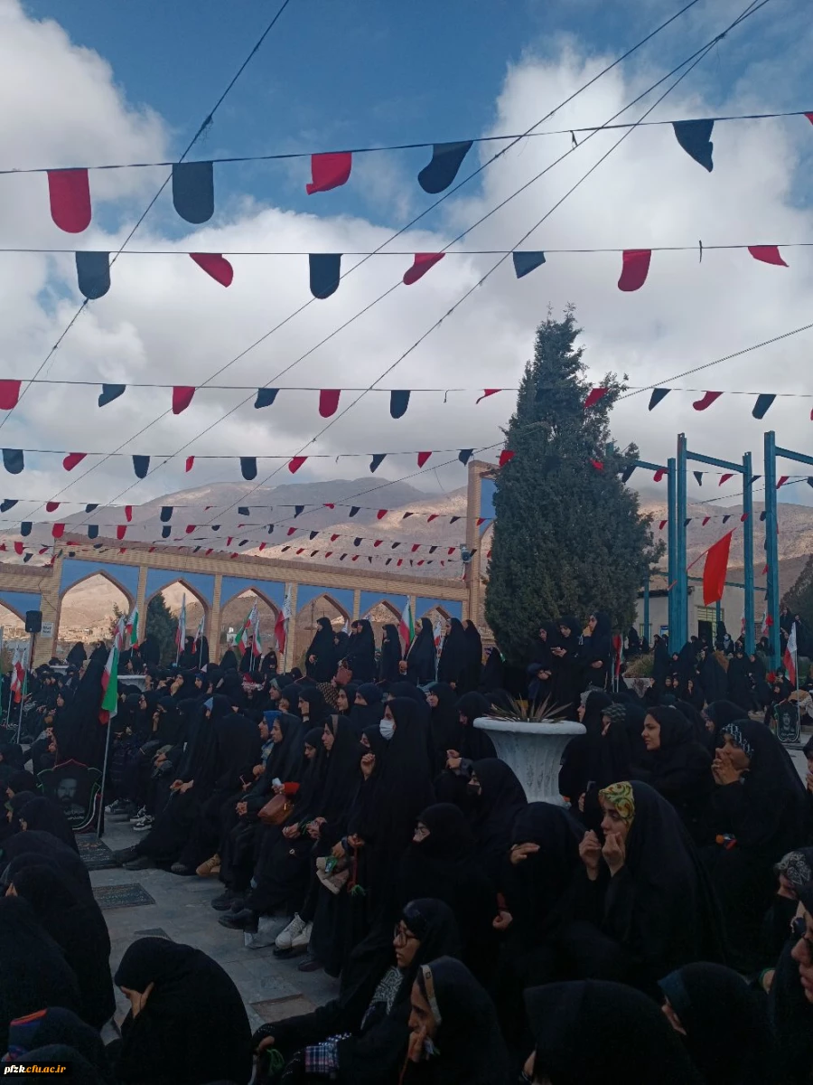 حضور دانشجو معلمان پردیس حضرت فاطمه الزهرا(س) در سومین راهیان نور مقاومت