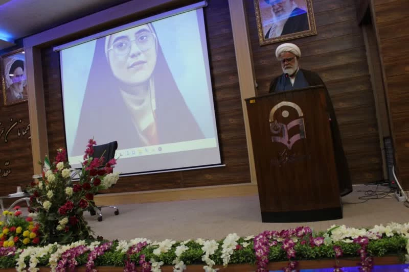 مراسم گرامیداشت شهیده فائزه رحیمی در دانشگاه فرهنگیان خوزستان