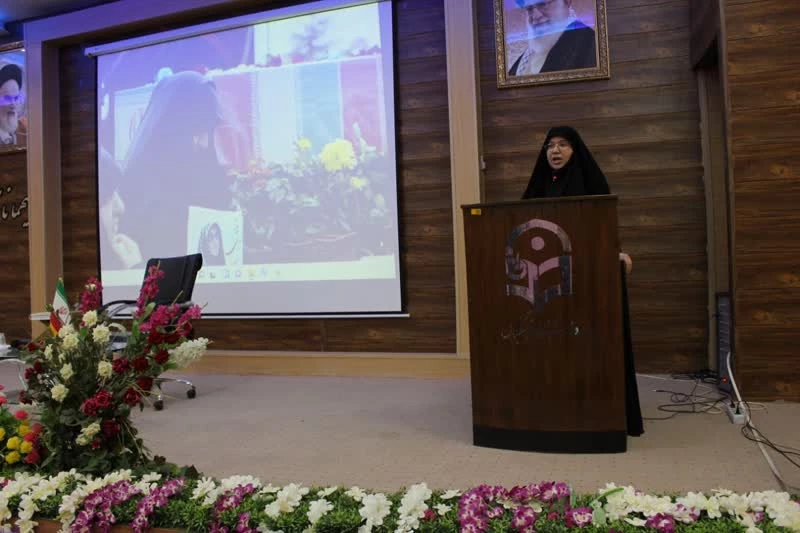 مراسم گرامیداشت شهیده فائزه رحیمی در دانشگاه فرهنگیان خوزستان