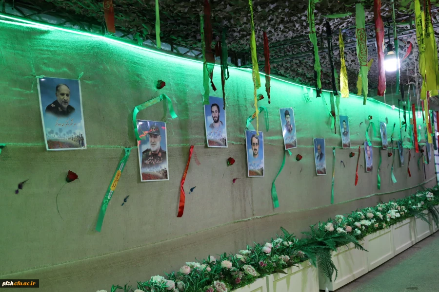 افتتاحیه اردوی بصیرتی دانشجو معلمان شاهد و ایثارگر سراسر کشور همزمان با بزرگداشت چهلمین روز شهادت دانشجو معلم فائزه رحیمی در پردیس حضرت فاطمه الزهرا(س) اهواز