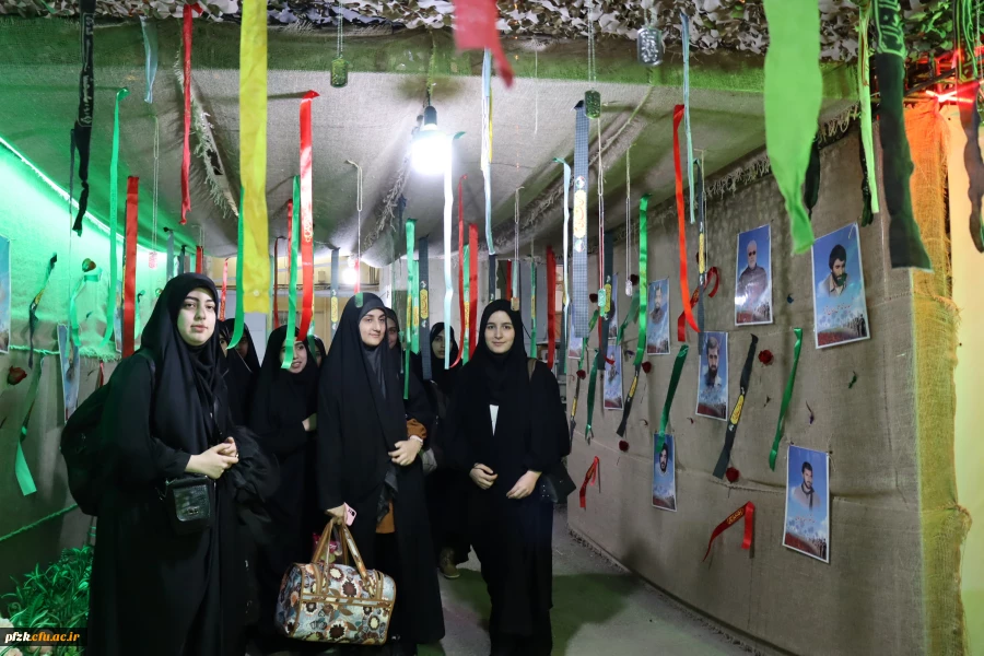 افتتاحیه اردوی بصیرتی دانشجو معلمان شاهد و ایثارگر سراسر کشور همزمان با بزرگداشت چهلمین روز شهادت دانشجو معلم فائزه رحیمی در پردیس حضرت فاطمه الزهرا(س) اهواز