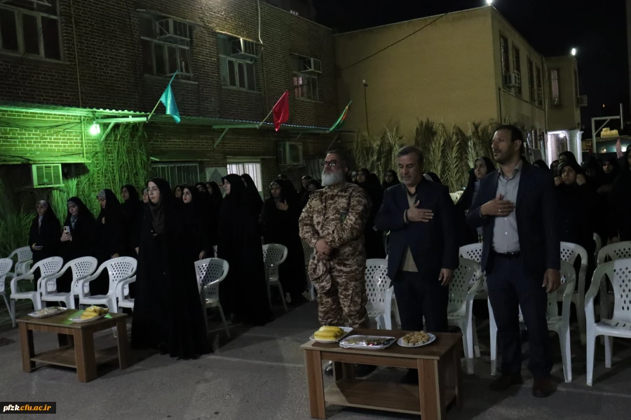 افتتاحیه اردوی بصیرتی دانشجو معلمان شاهد و ایثارگر سراسر کشور همزمان با بزرگداشت چهلمین روز شهادت دانشجو معلم فائزه رحیمی در پردیس حضرت فاطمه الزهرا(س) اهواز