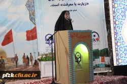 افتتاحیه اردوی بصیرتی دانشجو معلمان شاهد و ایثارگر سراسر کشور همزمان با بزرگداشت چهلمین روز شهادت دانشجو معلم فائزه رحیمی در پردیس حضرت فاطمه الزهرا(س) اهواز
