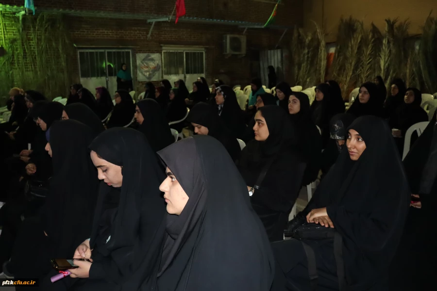 افتتاحیه اردوی بصیرتی دانشجو معلمان شاهد و ایثارگر سراسر کشور همزمان با بزرگداشت چهلمین روز شهادت دانشجو معلم فائزه رحیمی در پردیس حضرت فاطمه الزهرا(س) اهواز