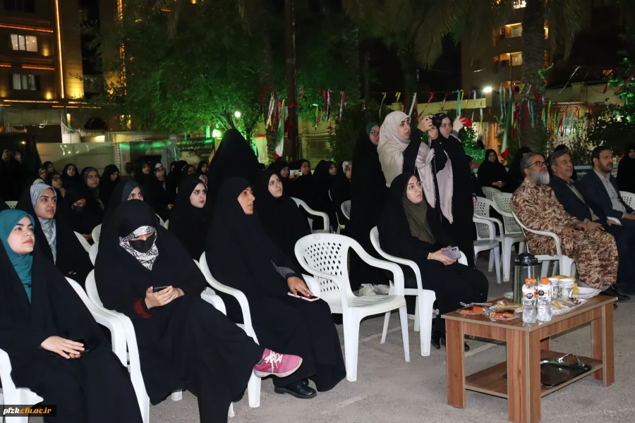 افتتاحیه اردوی بصیرتی دانشجو معلمان شاهد و ایثارگر سراسر کشور همزمان با بزرگداشت چهلمین روز شهادت دانشجو معلم فائزه رحیمی در پردیس حضرت فاطمه الزهرا(س) اهواز