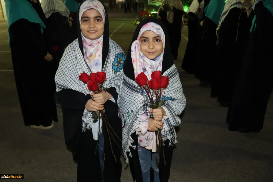 افتتاحیه اردوی بصیرتی دانشجو معلمان شاهد و ایثارگر سراسر کشور همزمان با بزرگداشت چهلمین روز شهادت دانشجو معلم فائزه رحیمی در پردیس حضرت فاطمه الزهرا(س) اهواز