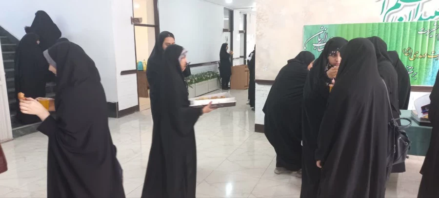 برگزاری ایستگاه صلواتی به مناسبت میلاد حضرت صاحب الزمان(عج)