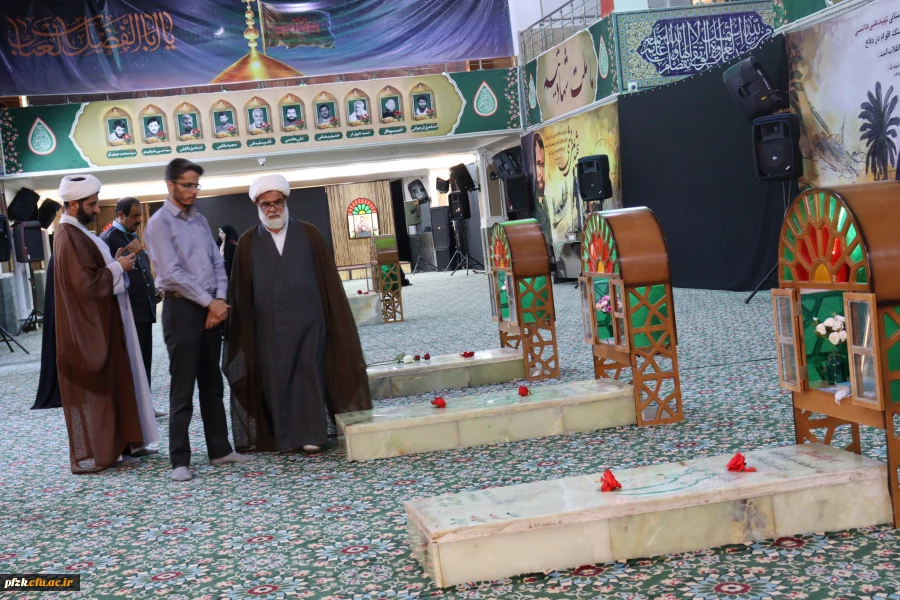 مراسم غبارروبی و عطرافشانی مزار شهدا 