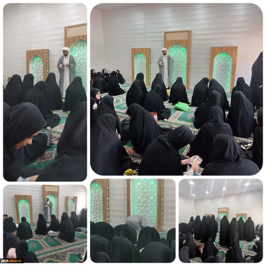 برگزاری نماز جماعت پردیس فاطمه الزهرا(س) _حجاب