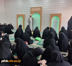 برگزاری نماز جماعت پردیس فاطمه الزهرا(س) _حجاب
