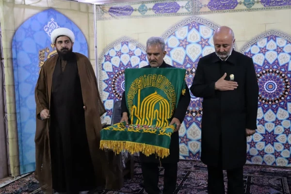 مراسم پرچم گردانی حرم مطهر امام رضا(ع) در دانشگاه فرهنگیان_پردیس حضرت فاطمه الزهرا(س) اهواز