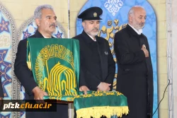 مراسم پرچم گردانی حرم مطهر امام رضا(ع) در دانشگاه فرهنگیان_پردیس حضرت فاطمه الزهرا(س) اهواز