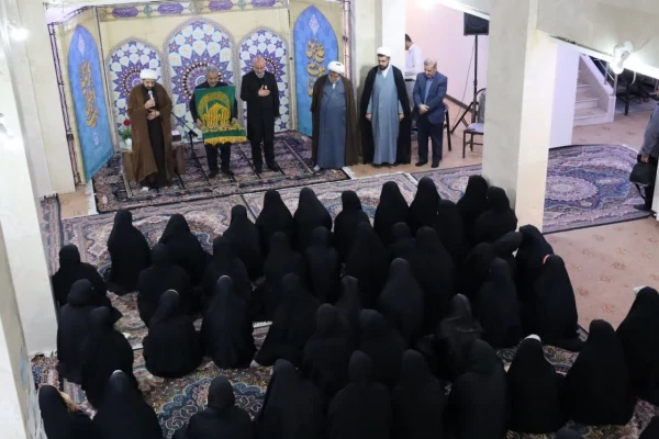 مراسم پرچم گردانی حرم مطهر امام رضا(ع) در دانشگاه فرهنگیان_پردیس حضرت فاطمه الزهرا(س) اهواز