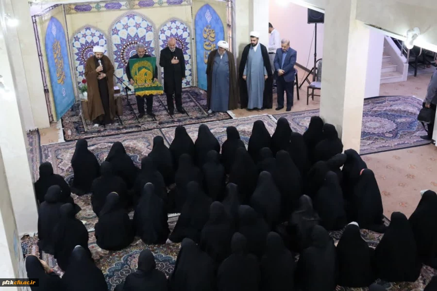 مراسم پرچم گردانی حرم مطهر امام رضا(ع) در دانشگاه فرهنگیان_پردیس حضرت فاطمه الزهرا(س) اهواز