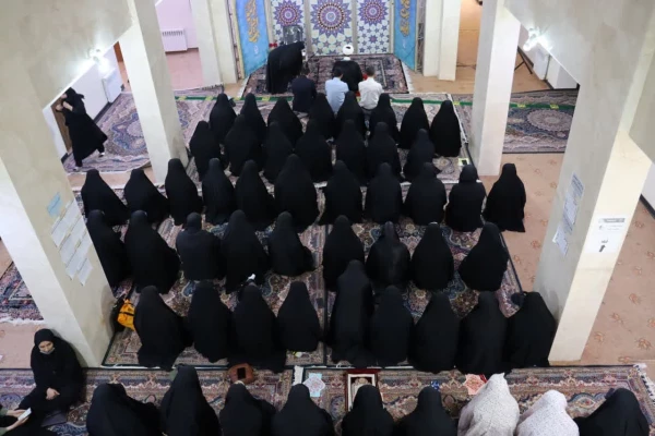 مراسم پرچم گردانی حرم مطهر امام رضا(ع) در دانشگاه فرهنگیان_پردیس حضرت فاطمه الزهرا(س) اهواز