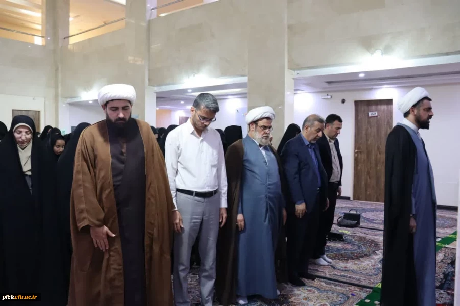 مراسم پرچم گردانی حرم مطهر امام رضا(ع) در دانشگاه فرهنگیان_پردیس حضرت فاطمه الزهرا(س) اهواز