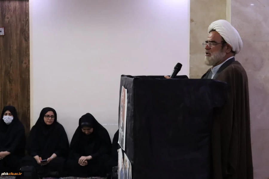 برگزاری مراسم سوگواری شهادت آیت الله رییسی و هیات همراه در دانشگاه فرهنگیان_پردیس حضرت فاطمه الزهرا(س) اهواز