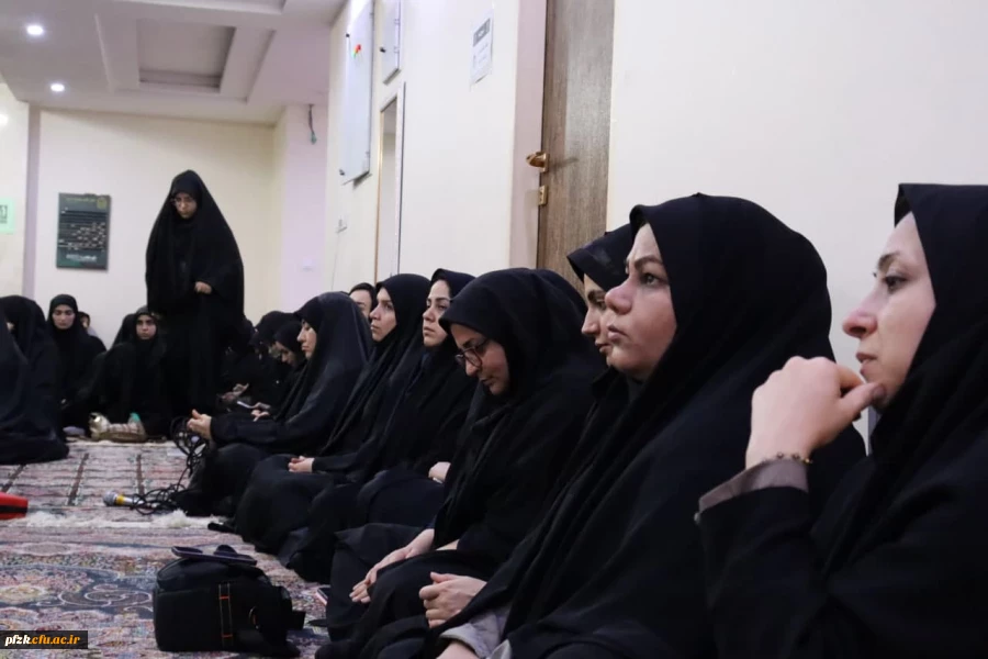 برگزاری مراسم سوگواری شهادت آیت الله رییسی و هیات همراه در دانشگاه فرهنگیان_پردیس حضرت فاطمه الزهرا(س) اهواز