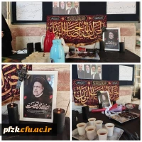 برگزاری ایستگاه صلواتی در ساختمان شماره 2 پردیس حضرت فاطمه الزهرا(س) اهواز