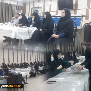 جلسه ی پرسش و پاسخ با مسئولین پردیس حضرت فاطمه الزهرا(س) اهواز در ساختمان شماره 2