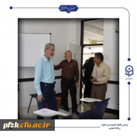 بازدید کارگروه هیأت نظارت، ارزیابی و تضمین کیفیت آموزش عالی از پردیس حضرت فاطمه الزهرا(س) اهواز