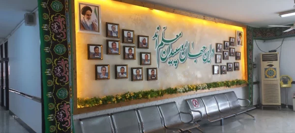 سیاه پوش شدن پردیس حضرت فاطمه الزهرا(س) اهواز به مناسبـت ایـام سوگواری سید الشهداء