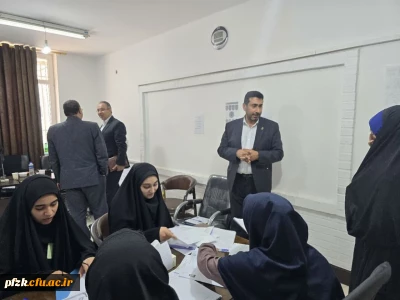 بازدید نماینده اداره کل برنامه ریزی وزارت آموزش و پرورش از پردیس حضرت فاطمه الزهرا(س) اهواز