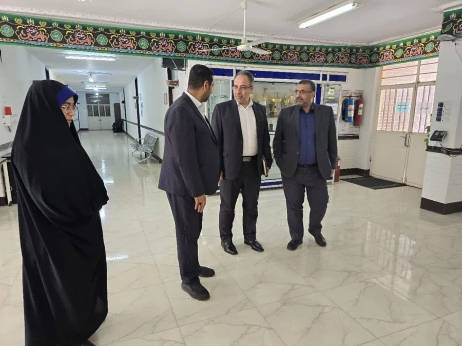 بازدید نماینده اداره کل برنامه ریزی وزارت آموزش و پرورش از پردیس حضرت فاطمه الزهرا(س) اهواز
